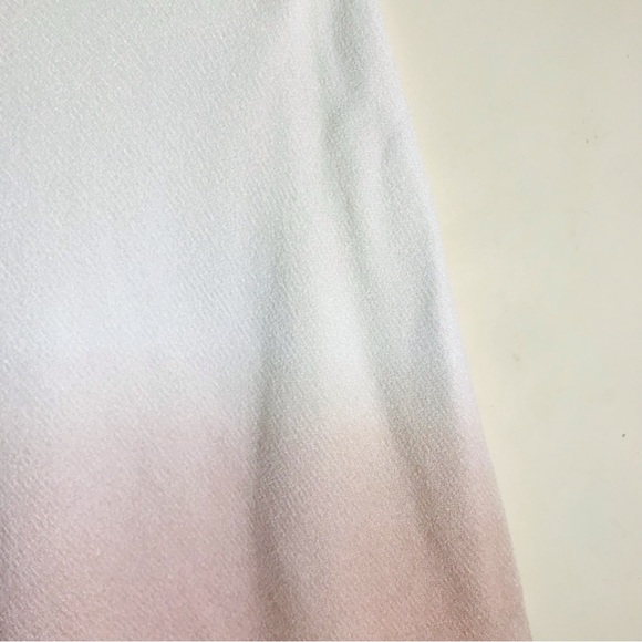 Barefoot Dreams CozyChic Ultra Lite Ocean Breeze Poncho White Pink Ombre O/S - Picture 6 of 12